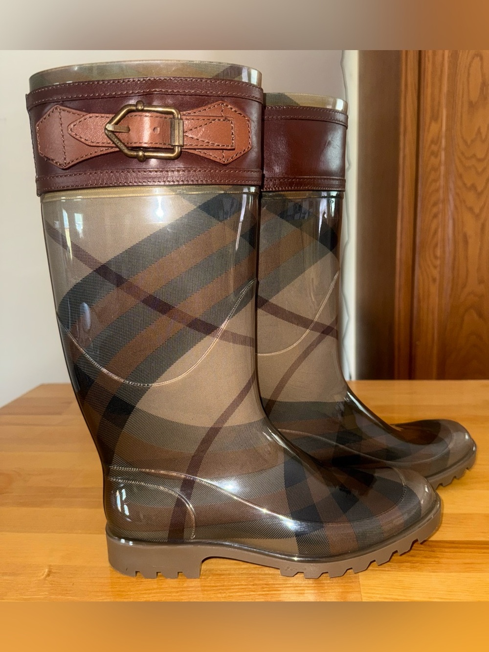 Burberry House Check Rain Boots